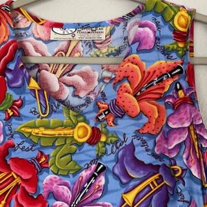 Bayou Wear New Orleans Jazz Fest Mardi Gras vintage rare M